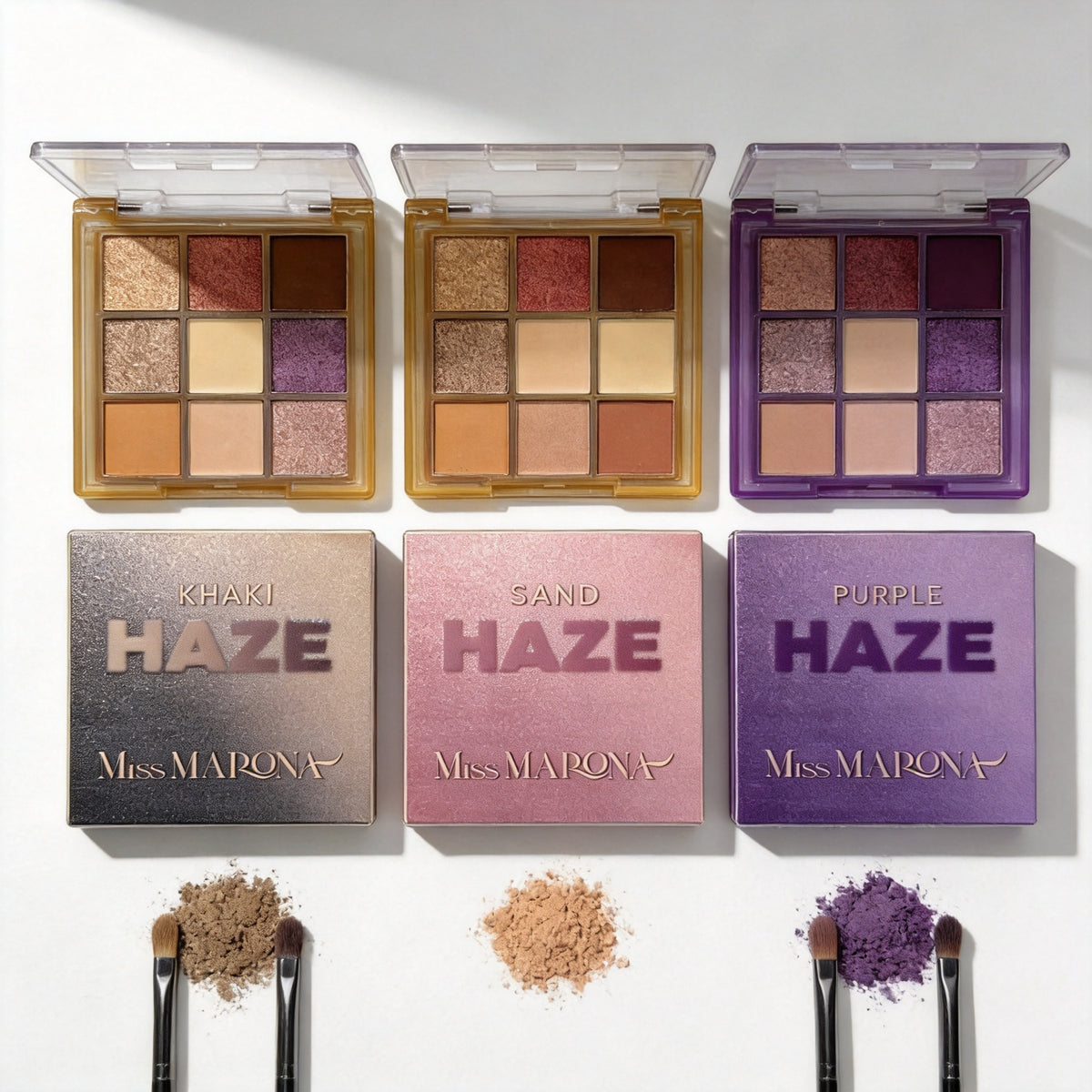 Paleta de Sombras HAZE: todos los tonos